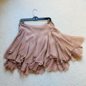 Catherine Malandrino Pink Skater Skirt